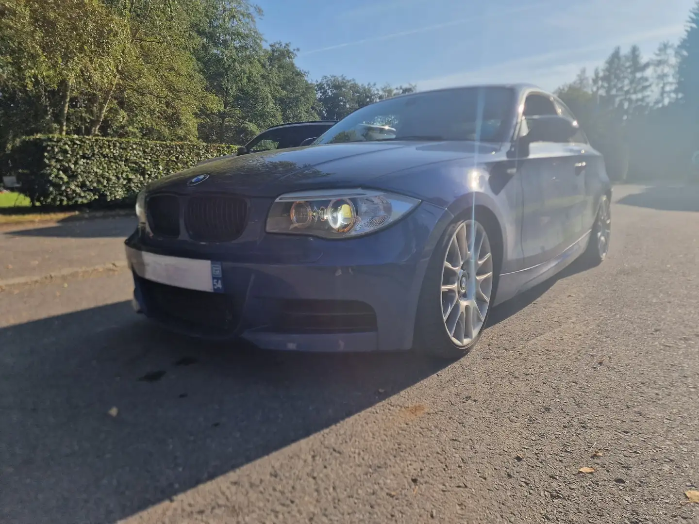 BMW 125 125i Coupe Bleu - 1