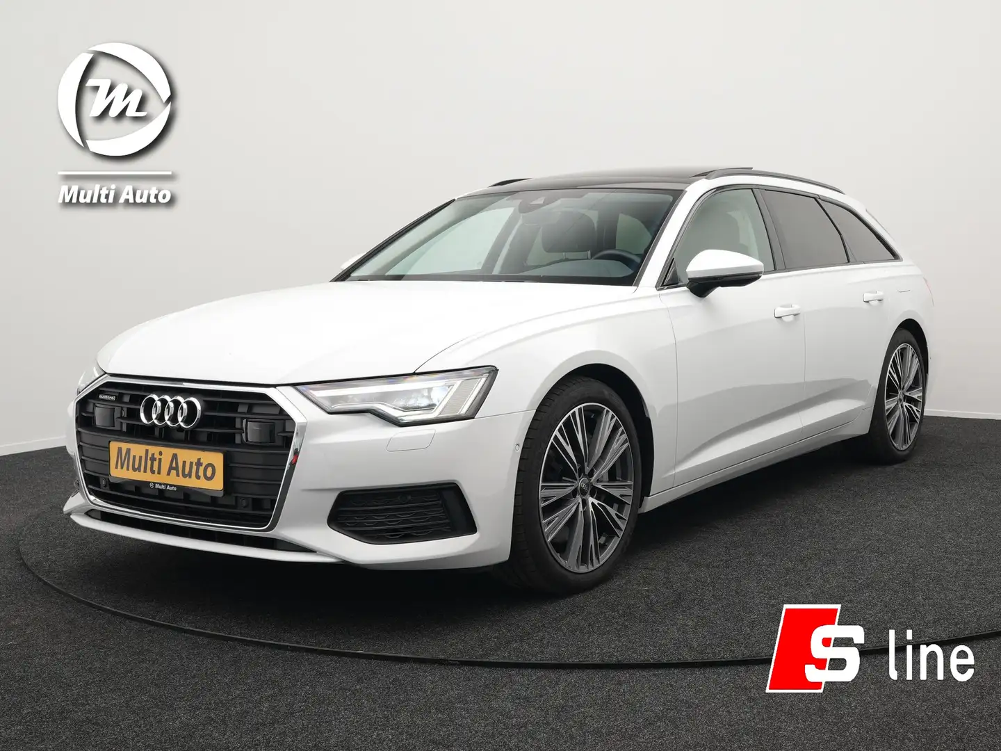 Audi A6 Avant 50 TFSI e quattro S edition Plug in Hybrid P White - 1