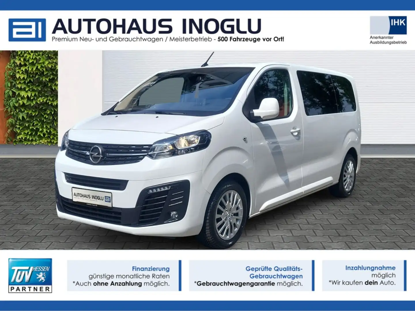 Opel Zafira Life 2.0 9-Sitz*Navi*HuD*PDC*Shz*8xReifen Blanc - 1