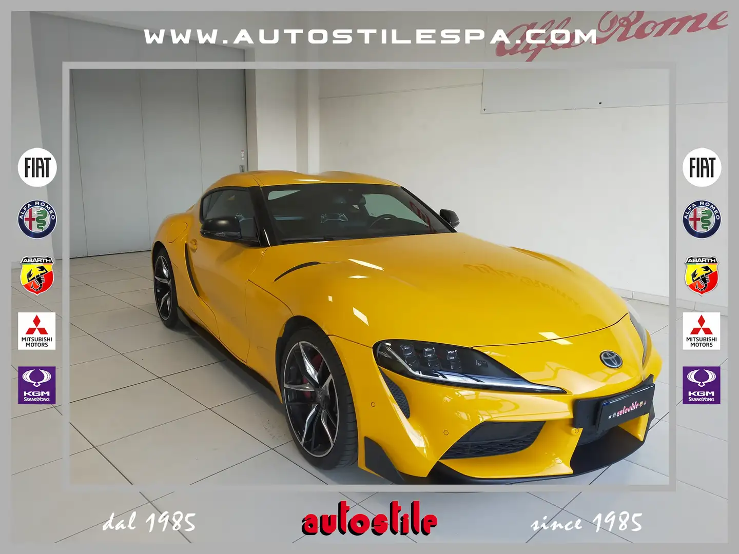 Toyota Supra 3.0 Premium GR Sárga - 1