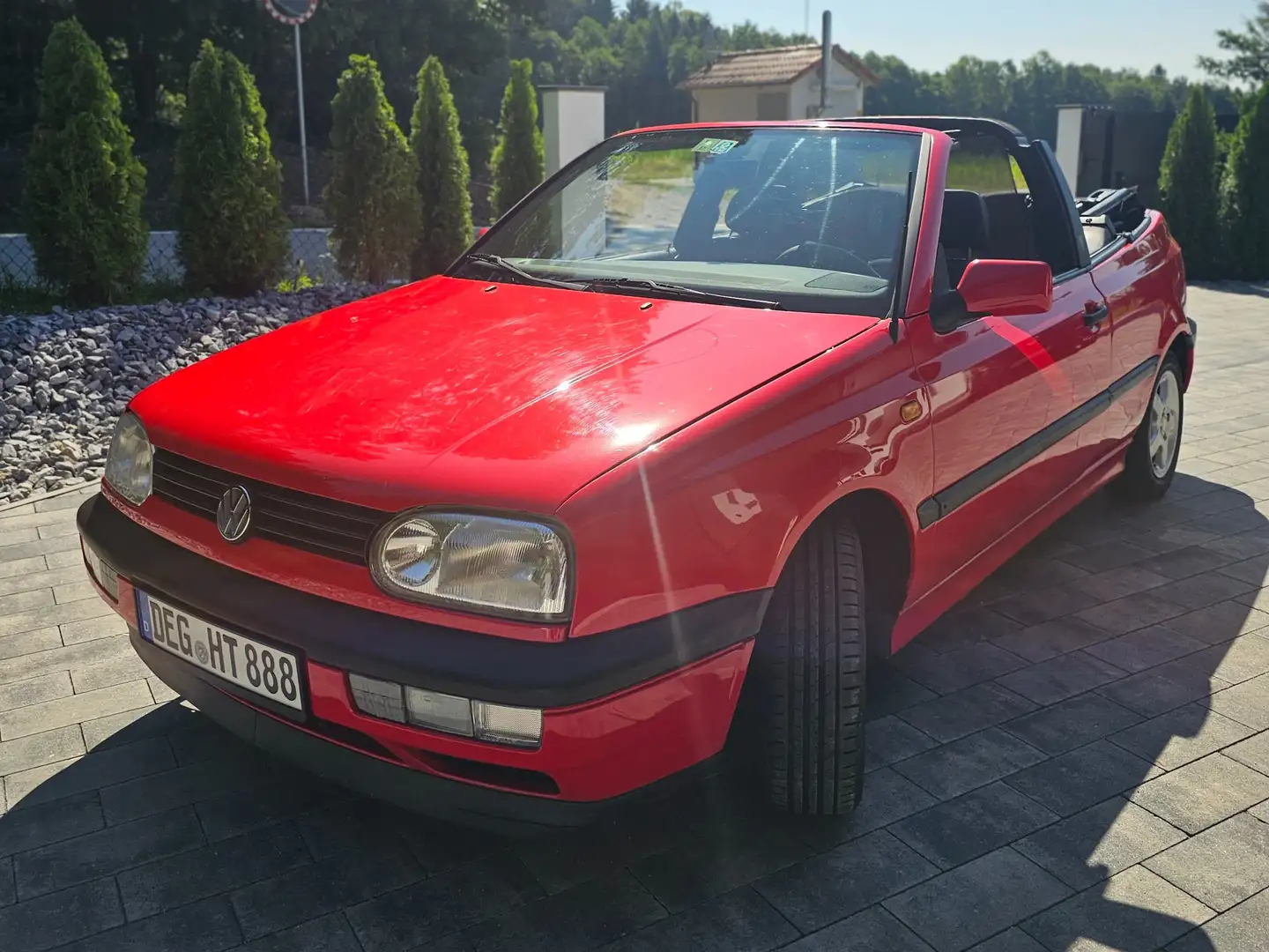 Volkswagen Golf Cabriolet Golf III Cabrio 1.8 Rot - 2