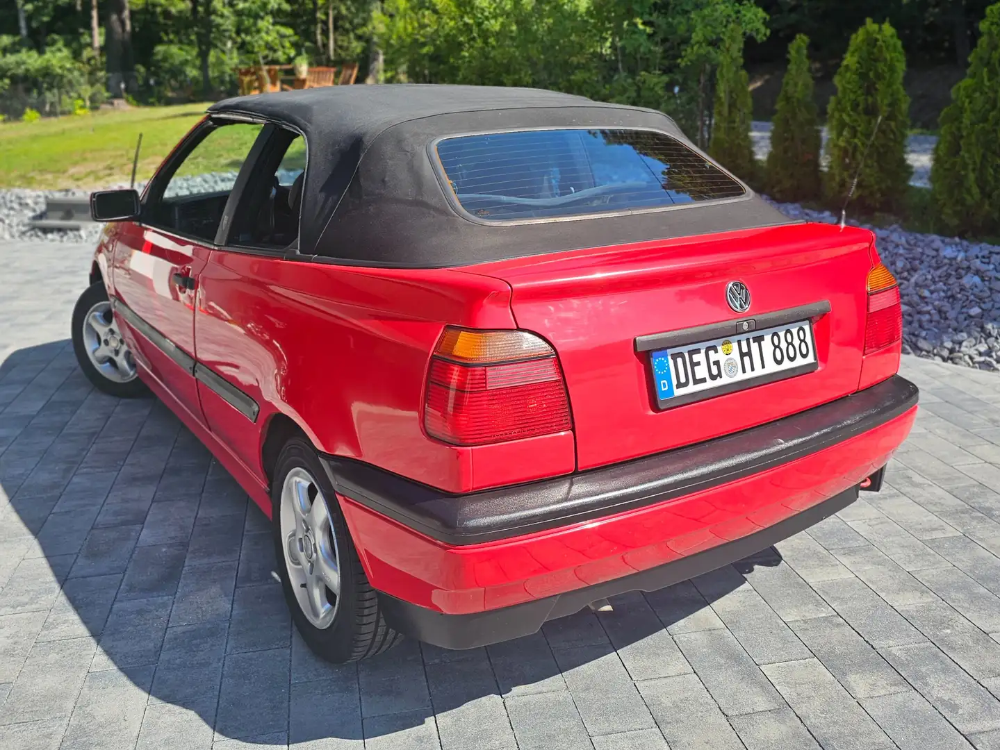 Volkswagen Golf Cabriolet Golf III Cabrio 1.8 Rot - 1