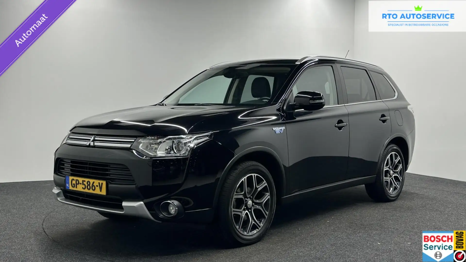 Mitsubishi Outlander 2.0 PHEV Instyle+ CAMERA LEER CRUISE LM TREKHAAK. Schwarz - 1