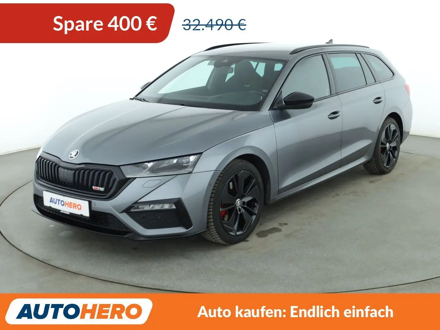 Skoda Octavia 2.0 TDI RS 4x4 Aut.*NAVI*LED*ACC*PDC*SHZ*AHK*KLIMA Grau - 1