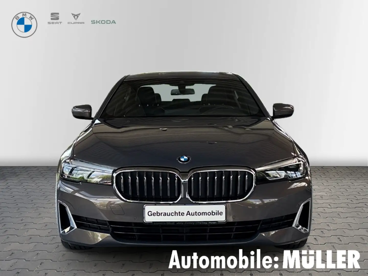 BMW 530 d Lim.LUXURY LINE+PARK-ASS.+AHK+DAB+KAMERA+ Grau - 2