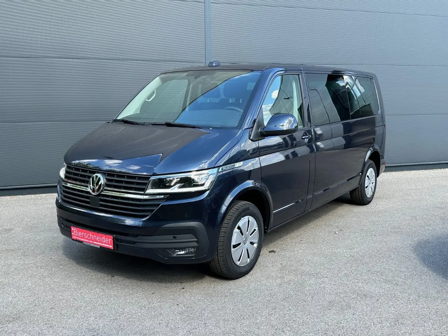 Volkswagen T6.1 Transporter Kombi LR 2.0 TDI DSG 9-S. LED NAVI AHK ACC KAMERA Bleu - 2