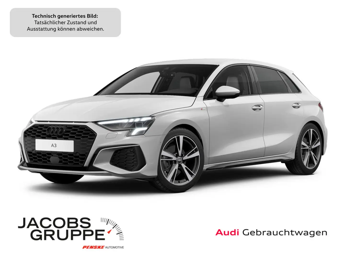 Audi A3 Sportback 35 TFSI S line S-tronic,Navi,LED Weiß - 1