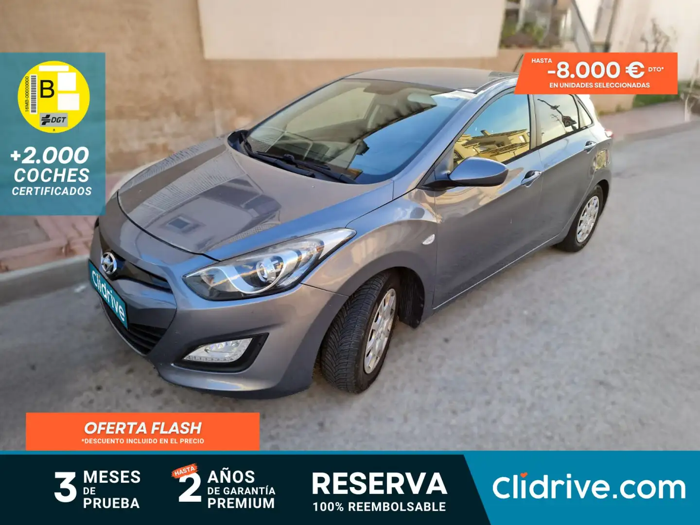 Hyundai i30 1.4CRDi City S Gris - 1
