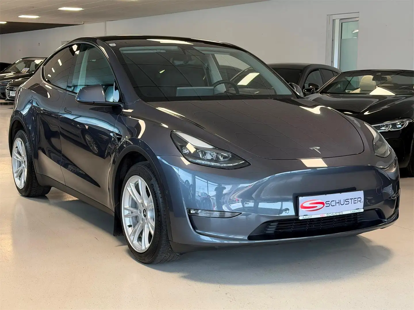 Tesla Model Y Long Range AWD 75kWh Grau - 1