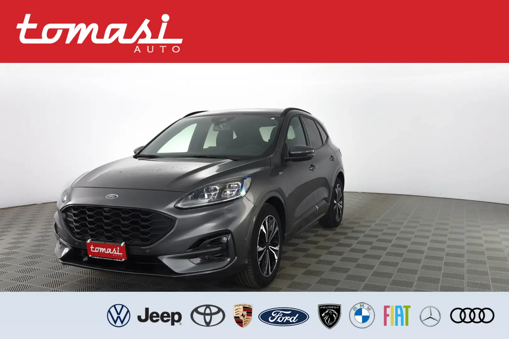 Ford Kuga 2.5 Full Hybrid 190 CV CVT 2WD ST-Line X Grijs - 1