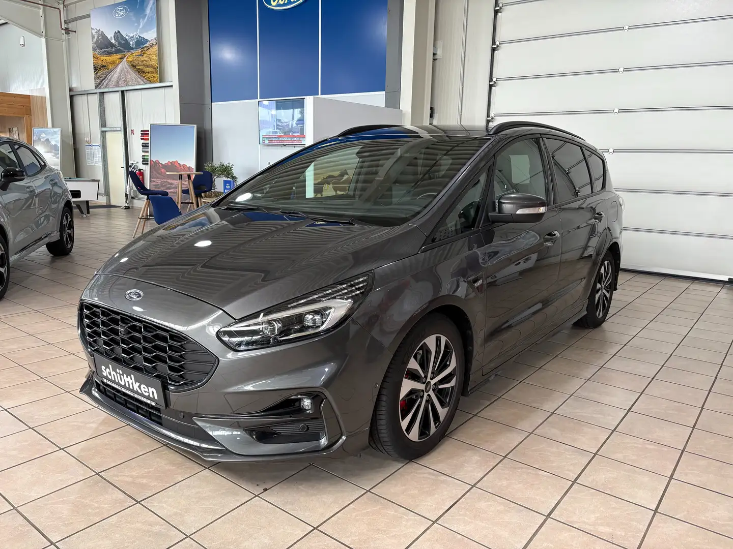 Ford S-Max 2.0 EcoBlue Aut. ST-Line AWD 7-Sitzer, ACC, AHK Gris - 1