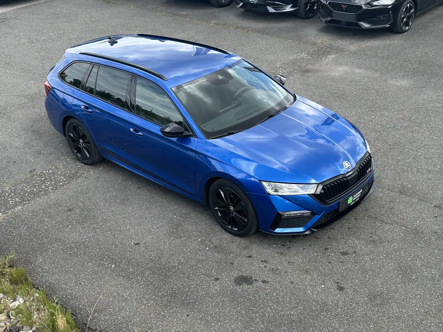 Skoda Octavia Combi RS 2.0 TDI LED AHK NAVI PDC SHZ Blau - 1