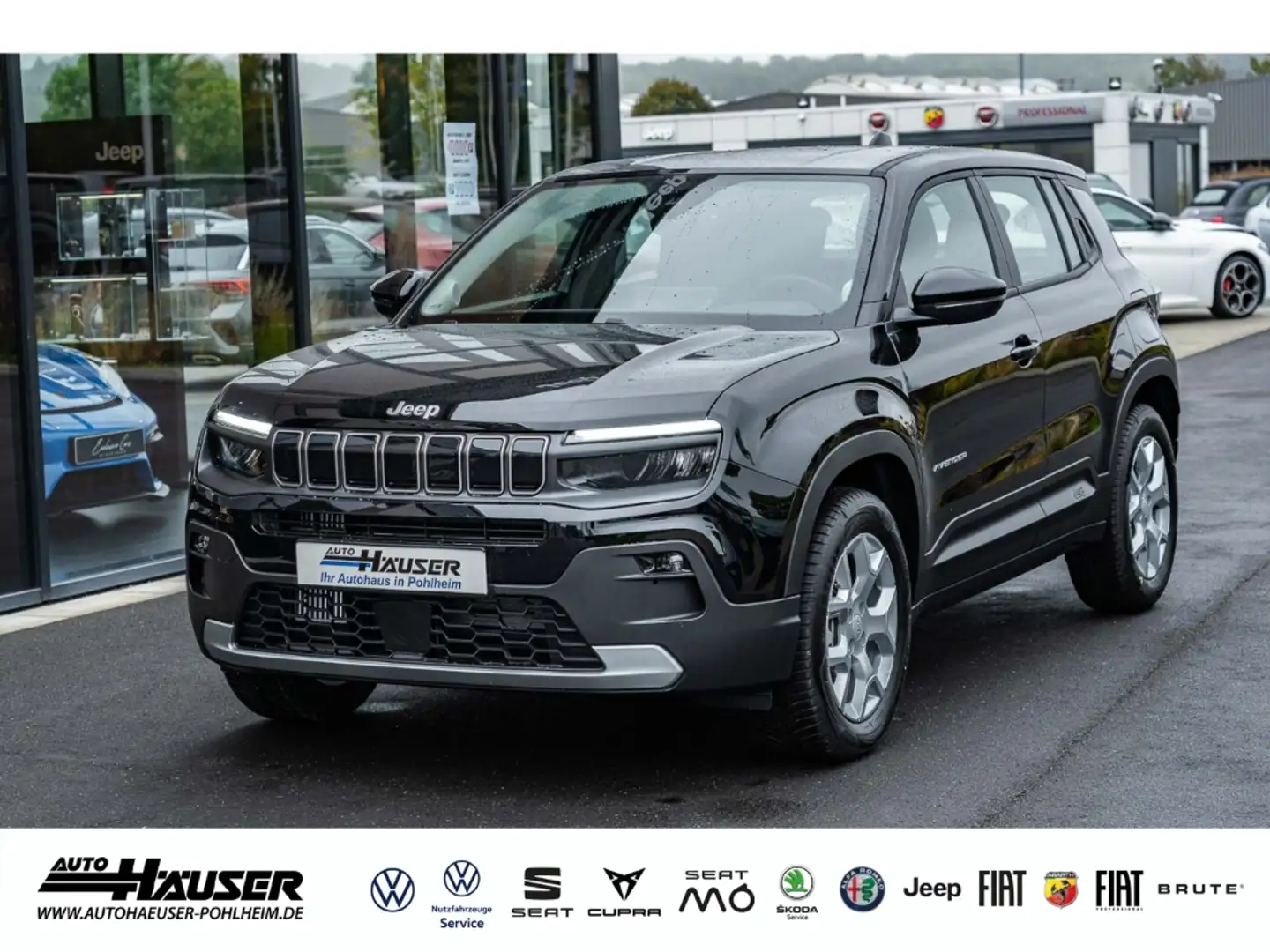 Jeep Avenger Altitude 1.2 e-Hybrid MY25 ALLWETTER EL. HECKKL. N Schwarz - 1