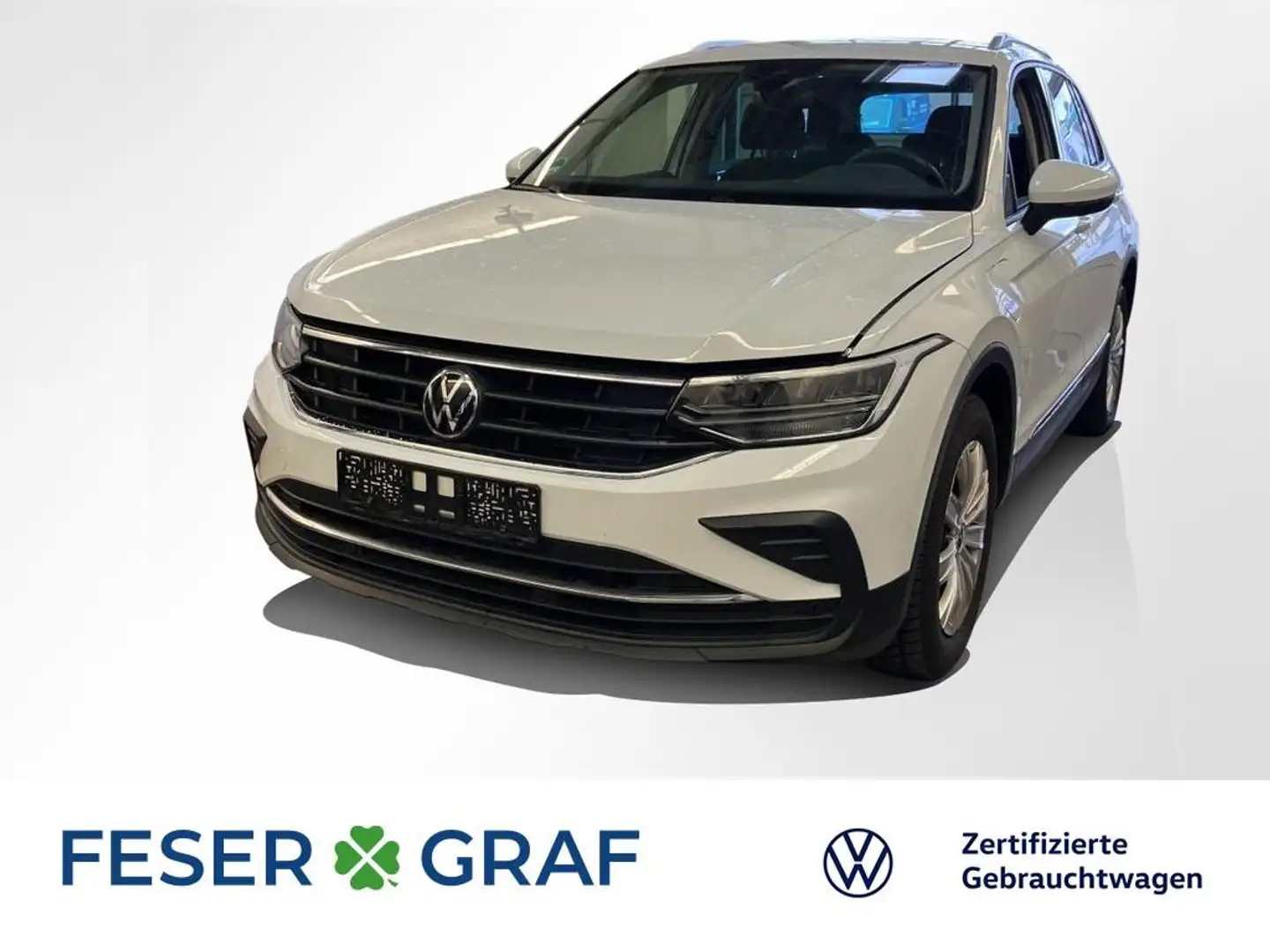 Volkswagen Tiguan Active Life 1.4 eHybrid OPF 110 kW 6-Gang-DSG Blanc - 1