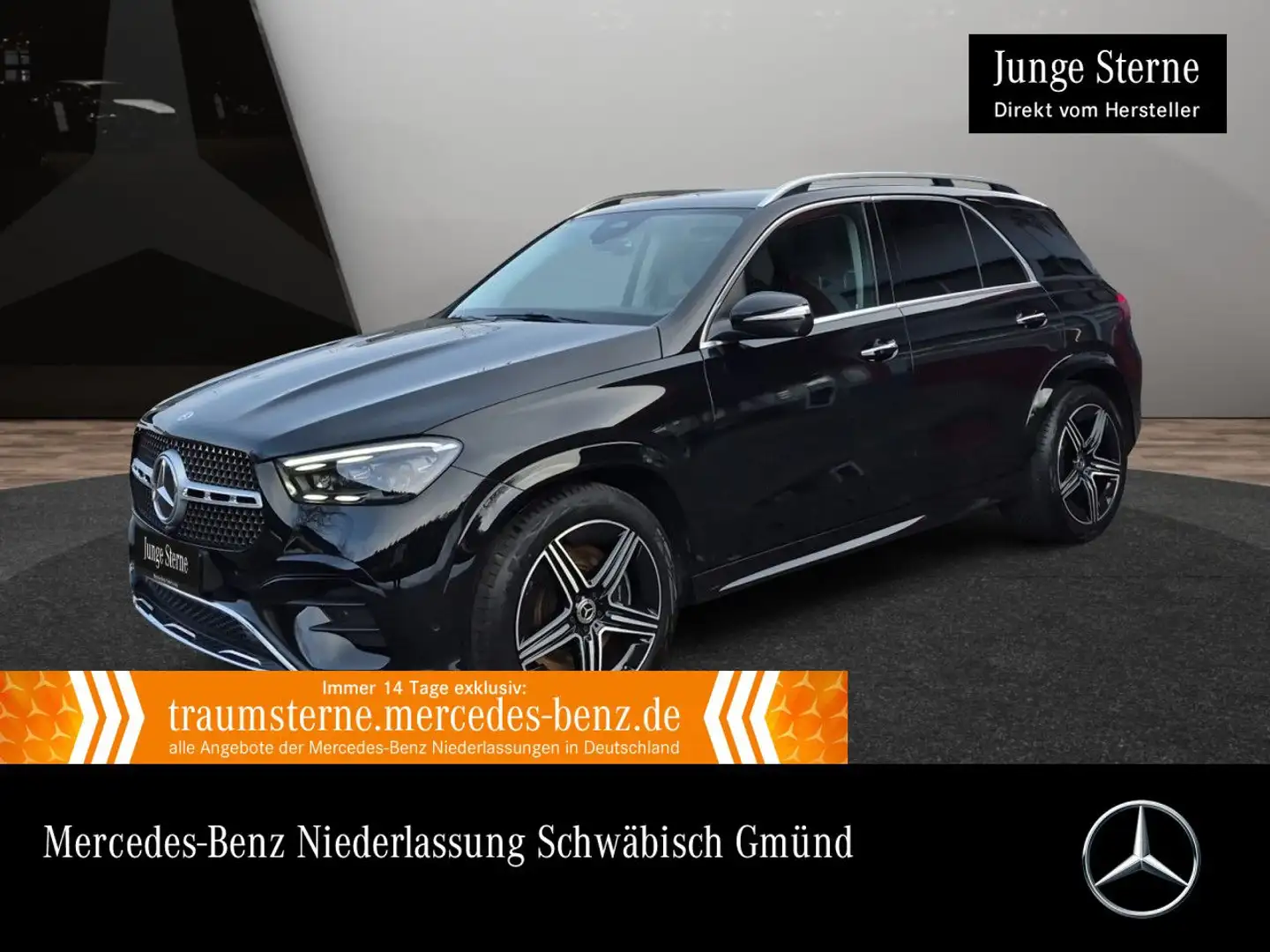 Mercedes-Benz GLE 450 d 4M AMG+PANO+360+AHK+MULTIBEAM+STHZG+SPUR Noir - 1