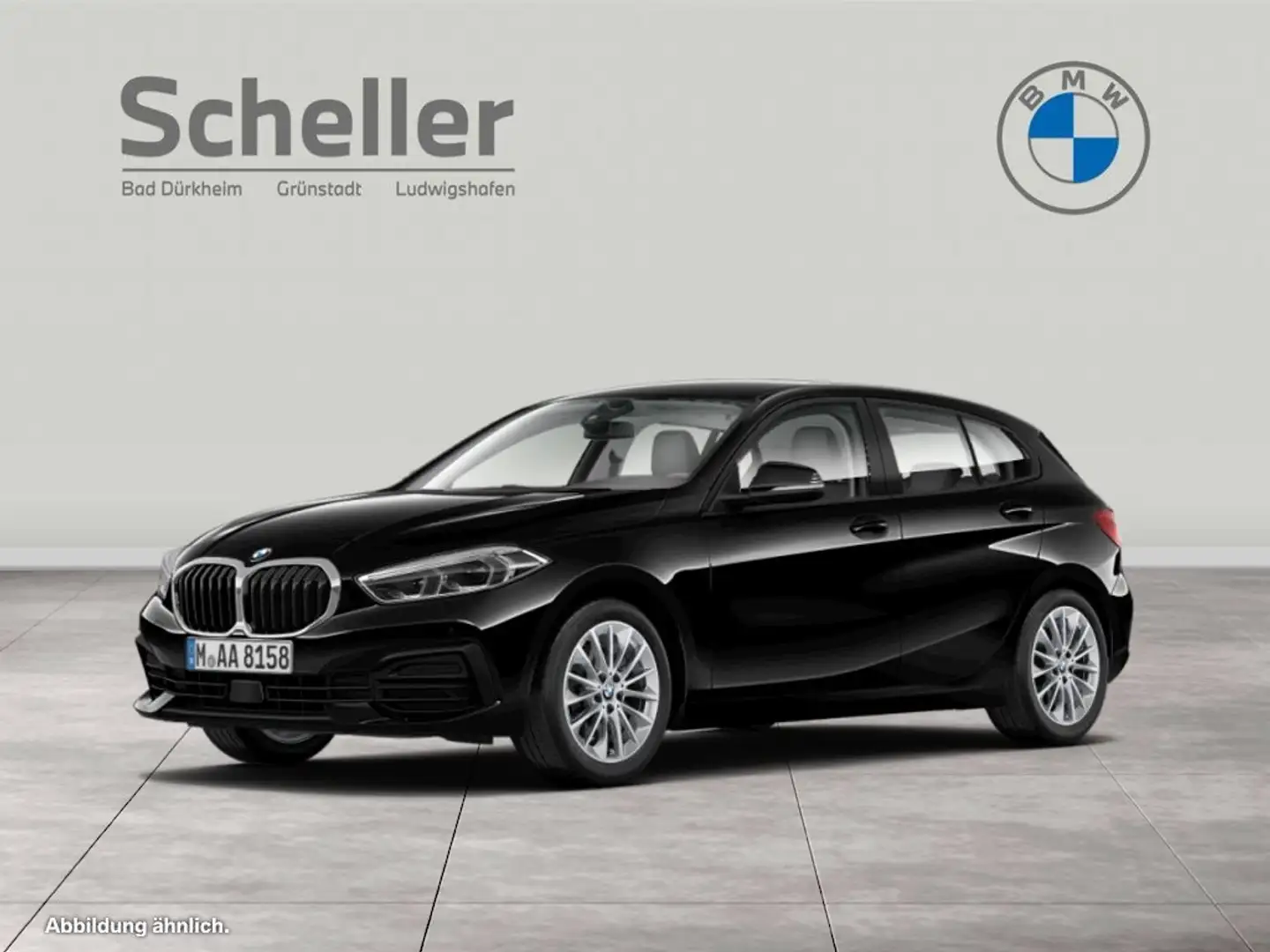 BMW 118 i Advantage LED Navi Shz Tempomat Schwarz - 1