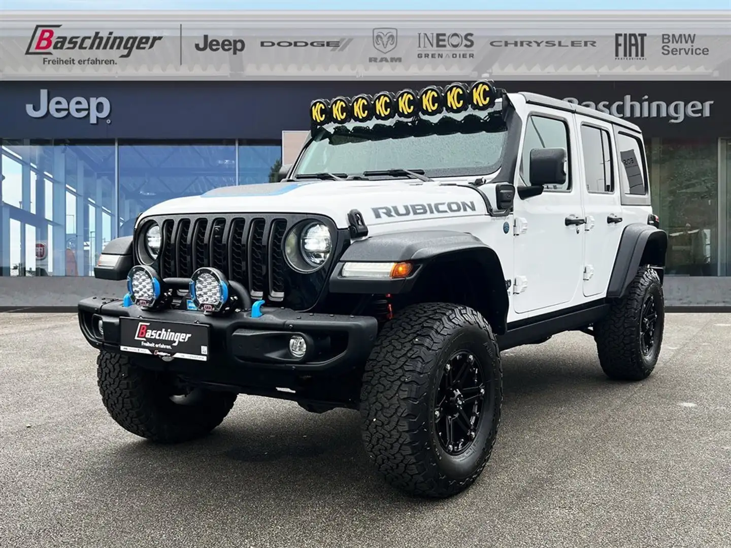 Jeep Wrangler PHEV 380PS 4XE  Rubicon Blanc - 1