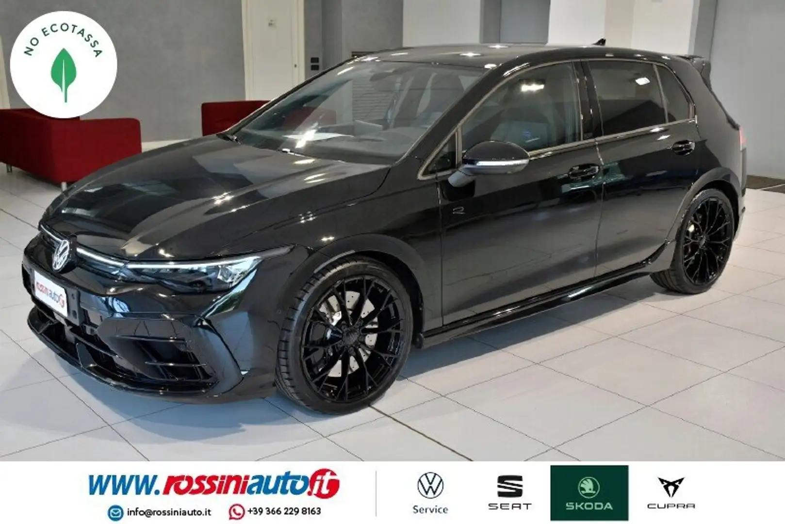 Volkswagen Golf R 8.5 BLACK EDITION 2.0 TSI 333 CV DSG 4MOTION AKR Nero - 1