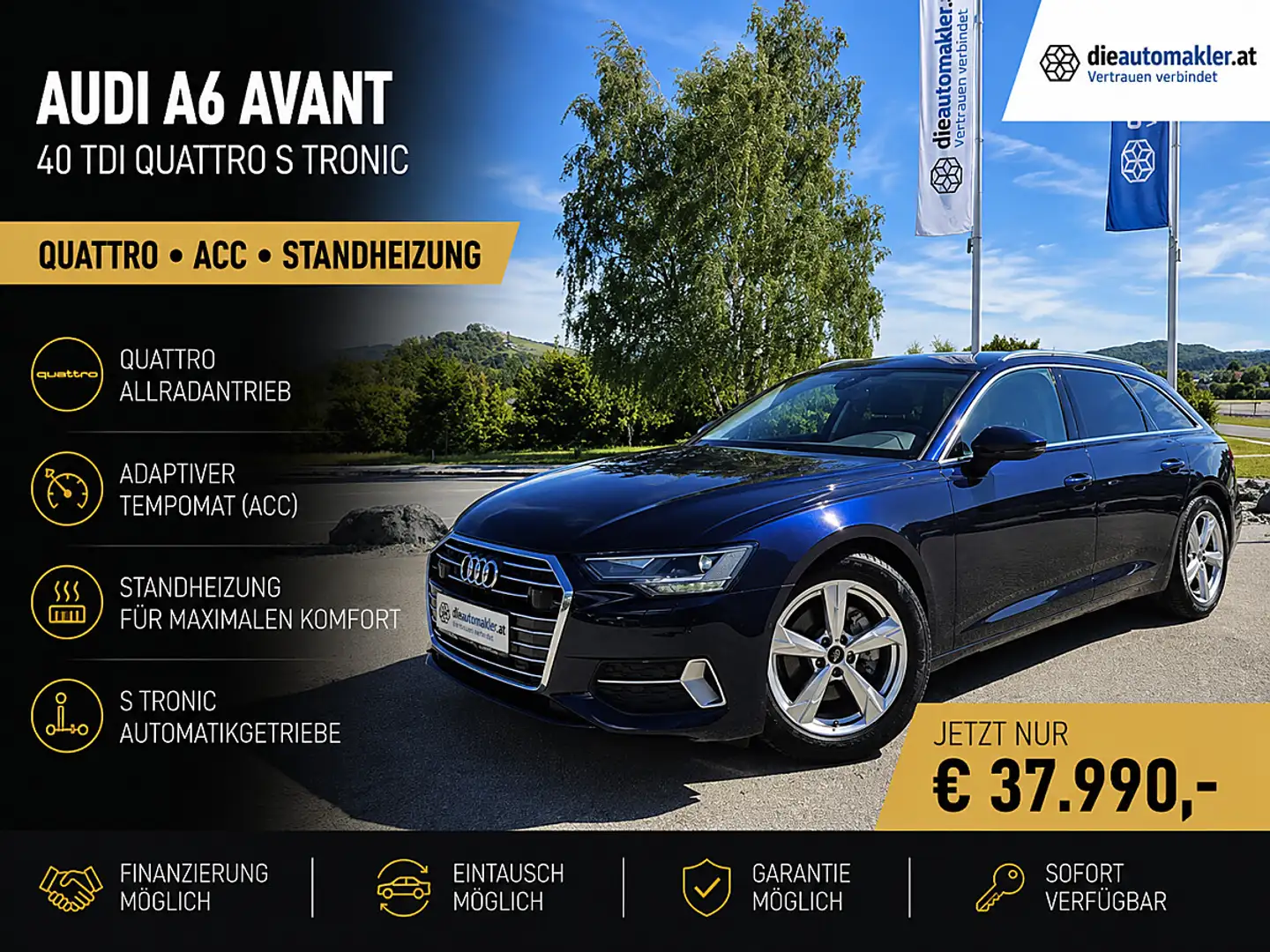 Audi A6 Avant quattro *VERKAUFT* Blau - 1