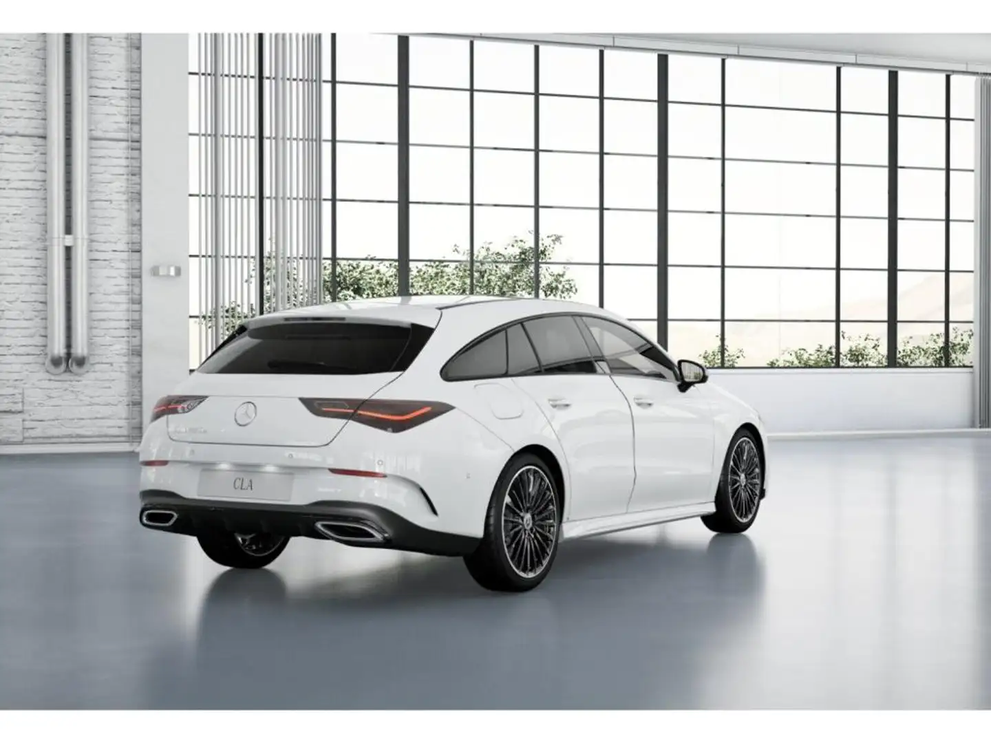 Mercedes-Benz CLA 250 e SB AMG-Sport/Pano/Leder/Night/Burm/360 Weiß - 2