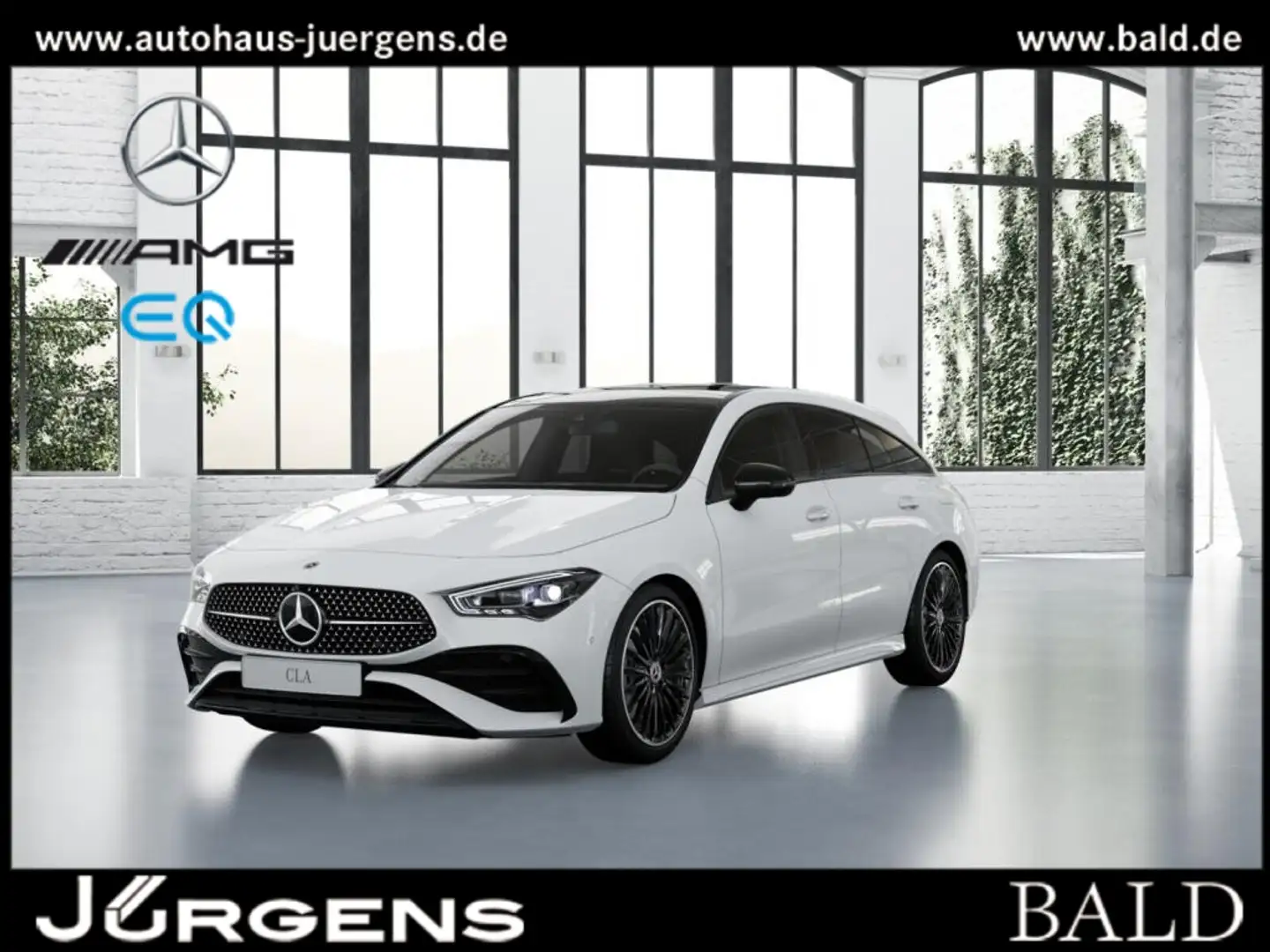 Mercedes-Benz CLA 250 e SB AMG-Sport/Pano/Leder/Night/Burm/360 Weiß - 1