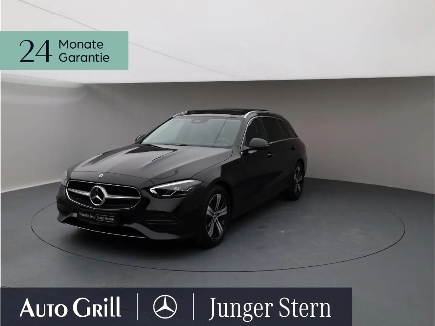 Mercedes-Benz C 200 T Avantgarde Pano Totw. AHK DistronicVorr Schwarz - 1