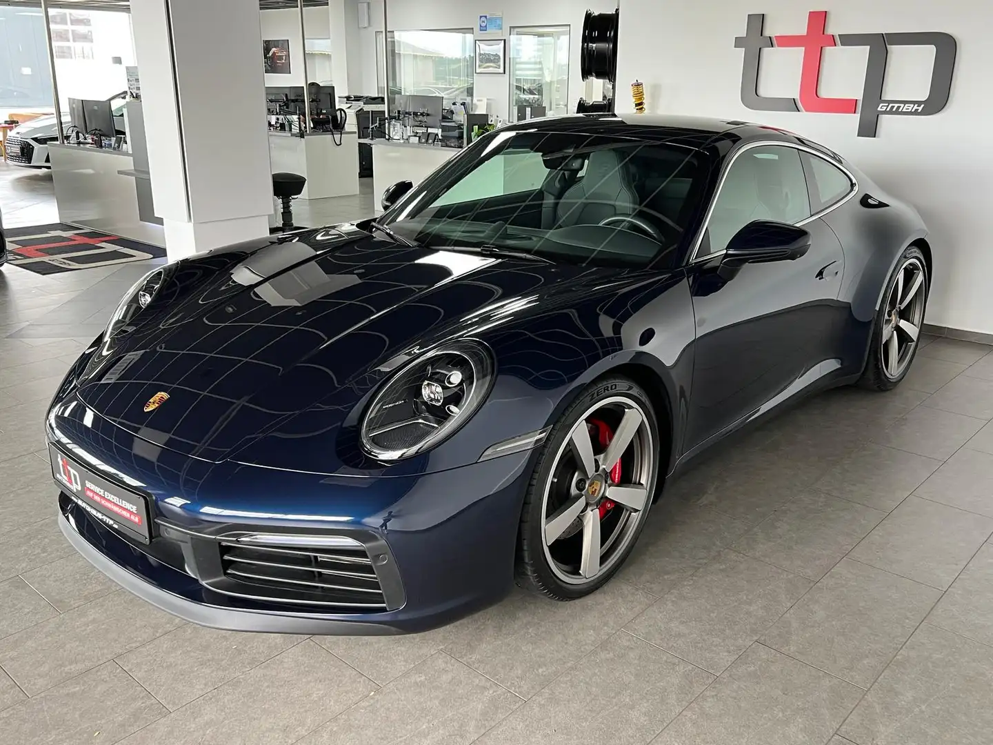 Porsche 992 Carrera S Burmester 360° Sitzbelüftung LIFT Kék - 2