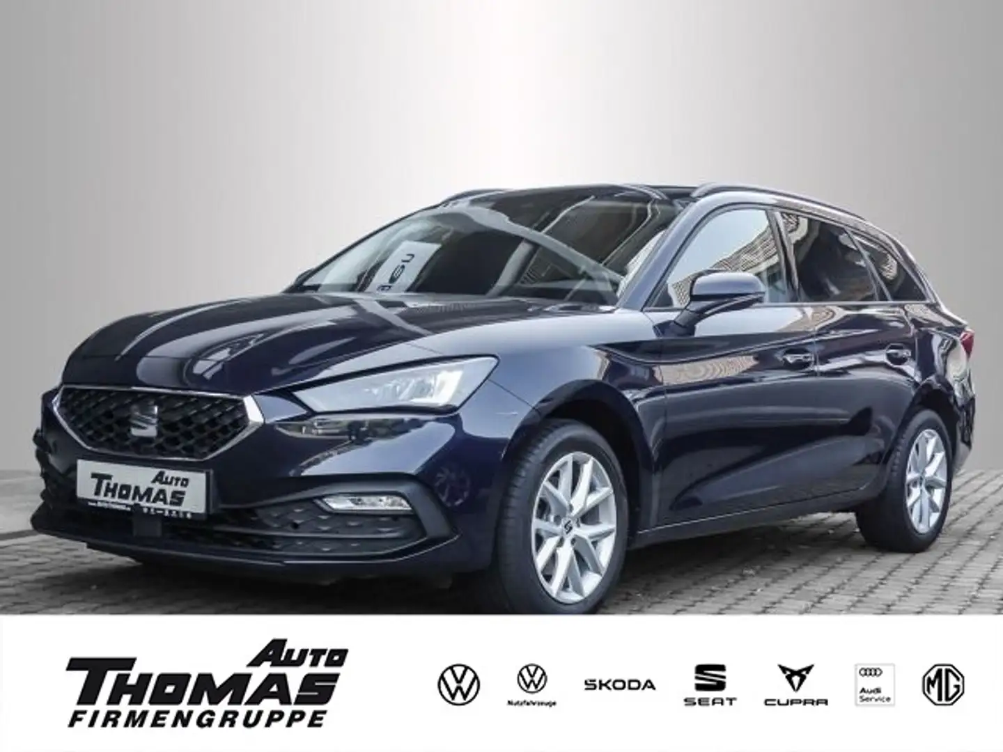 SEAT Leon Sportstourer  Style 1.0 eTSI DSG NAVI+AHK Blau - 1