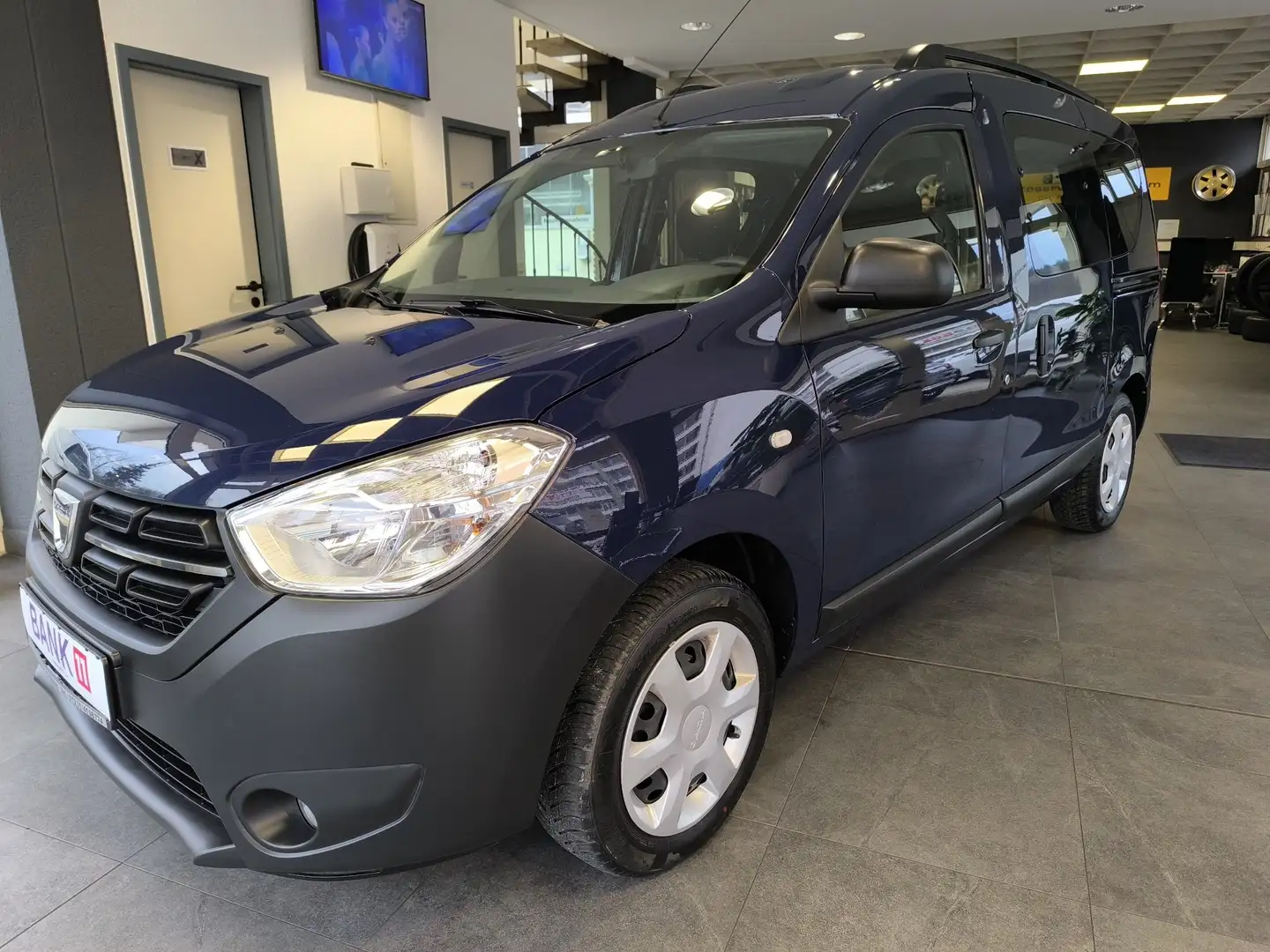 Dacia Dokker Ambia.-Klima.-Anhängerk.-Radio-CD, Allwetterr. Blau - 1