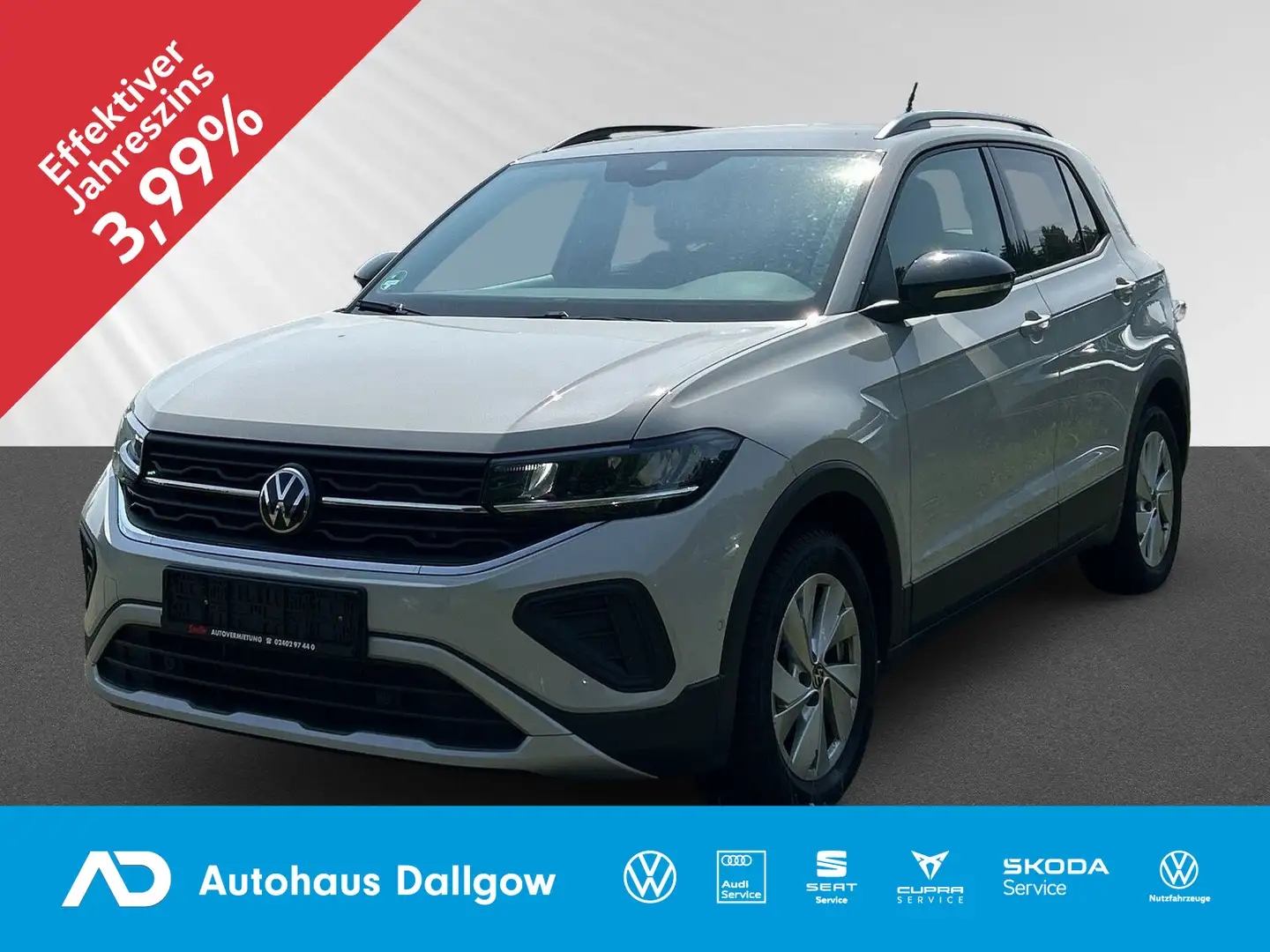 Volkswagen T-Cross GOAL 1.0l TSi 116PS*DSG+PDC+Nav+WiRä+RFK Beige - 1