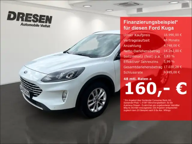 Ford Kuga Titanium 1,5 Sitzheizung/Navi/Klimaautomatik/PDC v