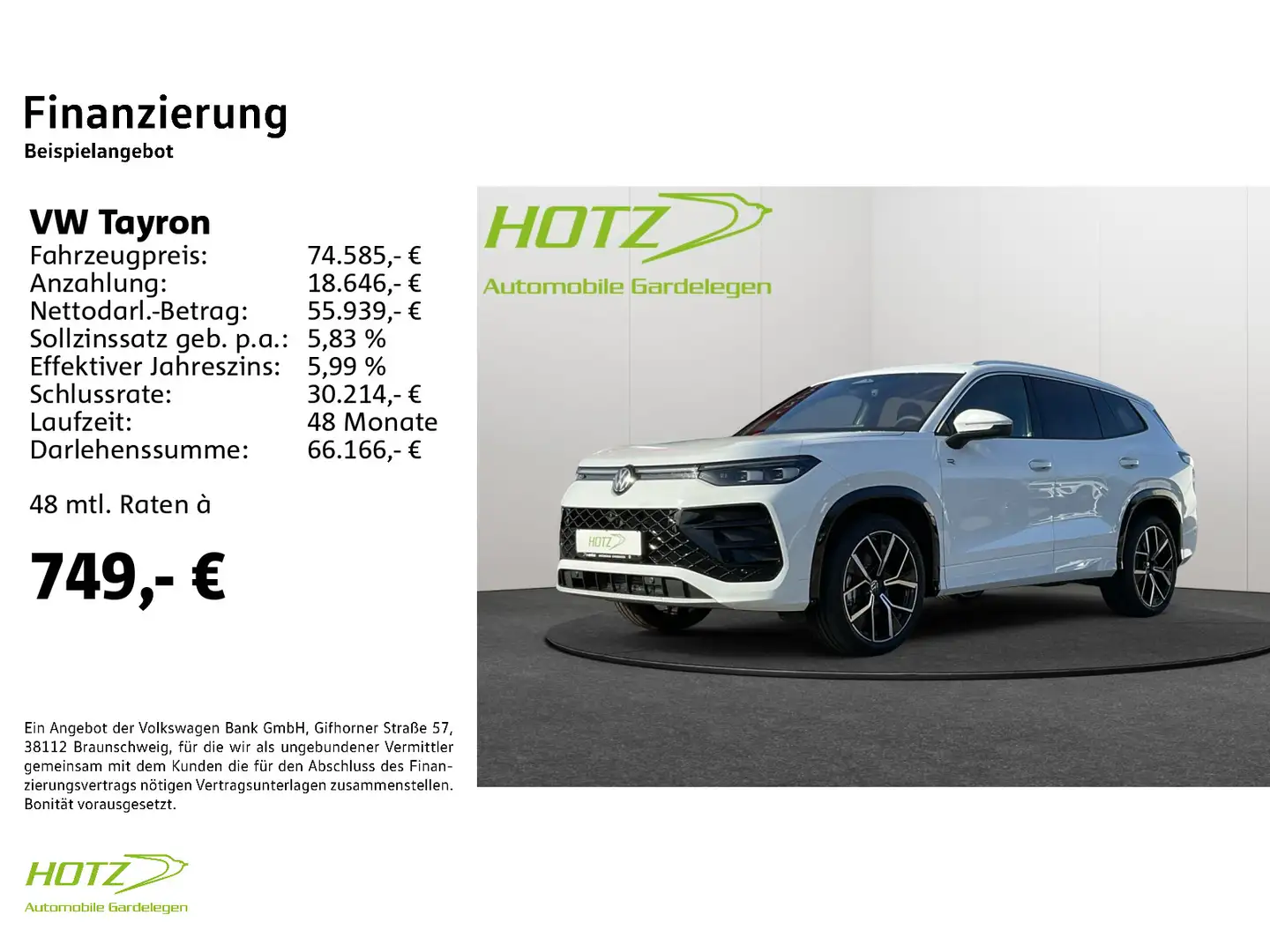 Volkswagen Tayron 2.0 TDI SCR DSG 4Motion -EA- Weiß - 2