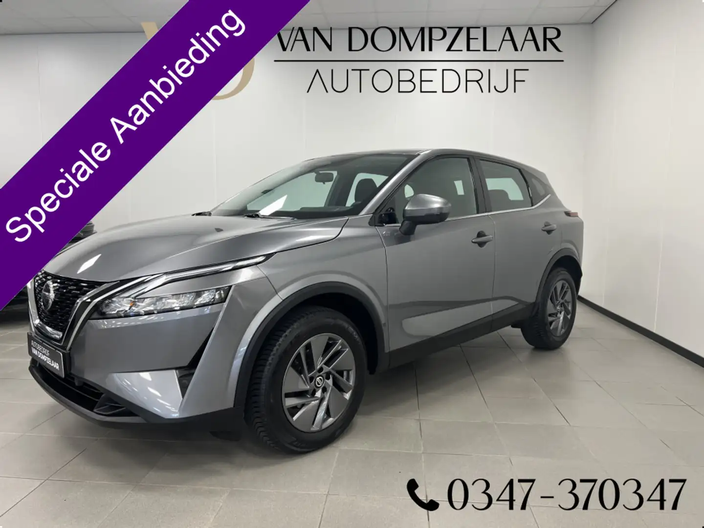 Nissan Qashqai 1.3 MHEV 158PK Xtronic Business Access / 360 Camer Gris - 1