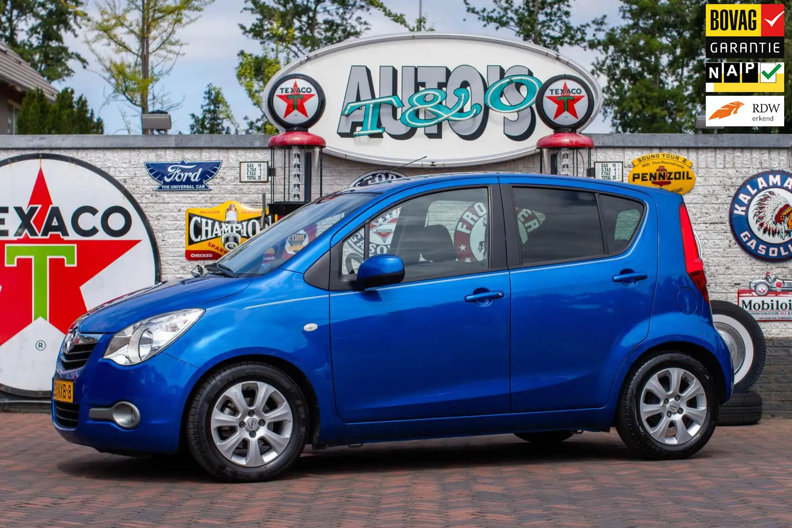 Opel Agila 1.2 Edition Automaat 68.500 km +NAP NL-auto Blue - 1