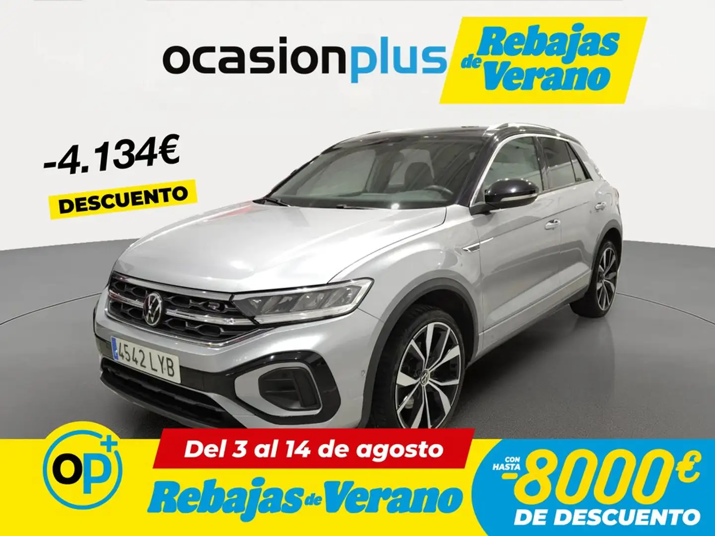 Volkswagen T-Roc 1.5 TSI R-Line 110 kW Gris - 1