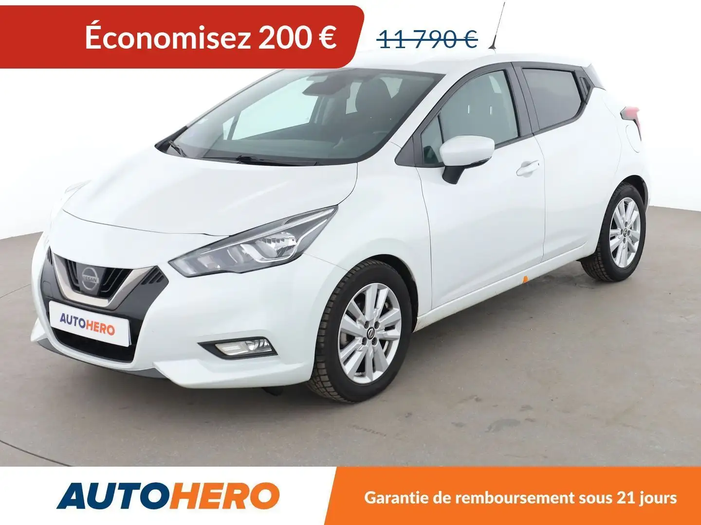 Nissan Micra 1.0 IG-T Acenta Blanc - 1