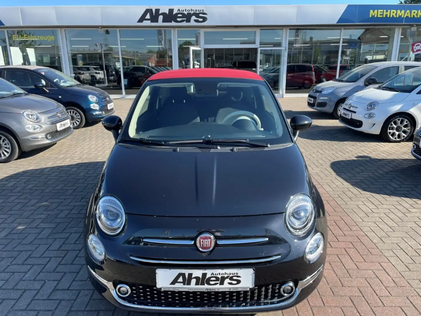 Fiat 500C Dolcevita+NAVI+TFT+KLIMAAUTOMATIK+PDC+TEMPOMAT+CAR Schwarz - 2