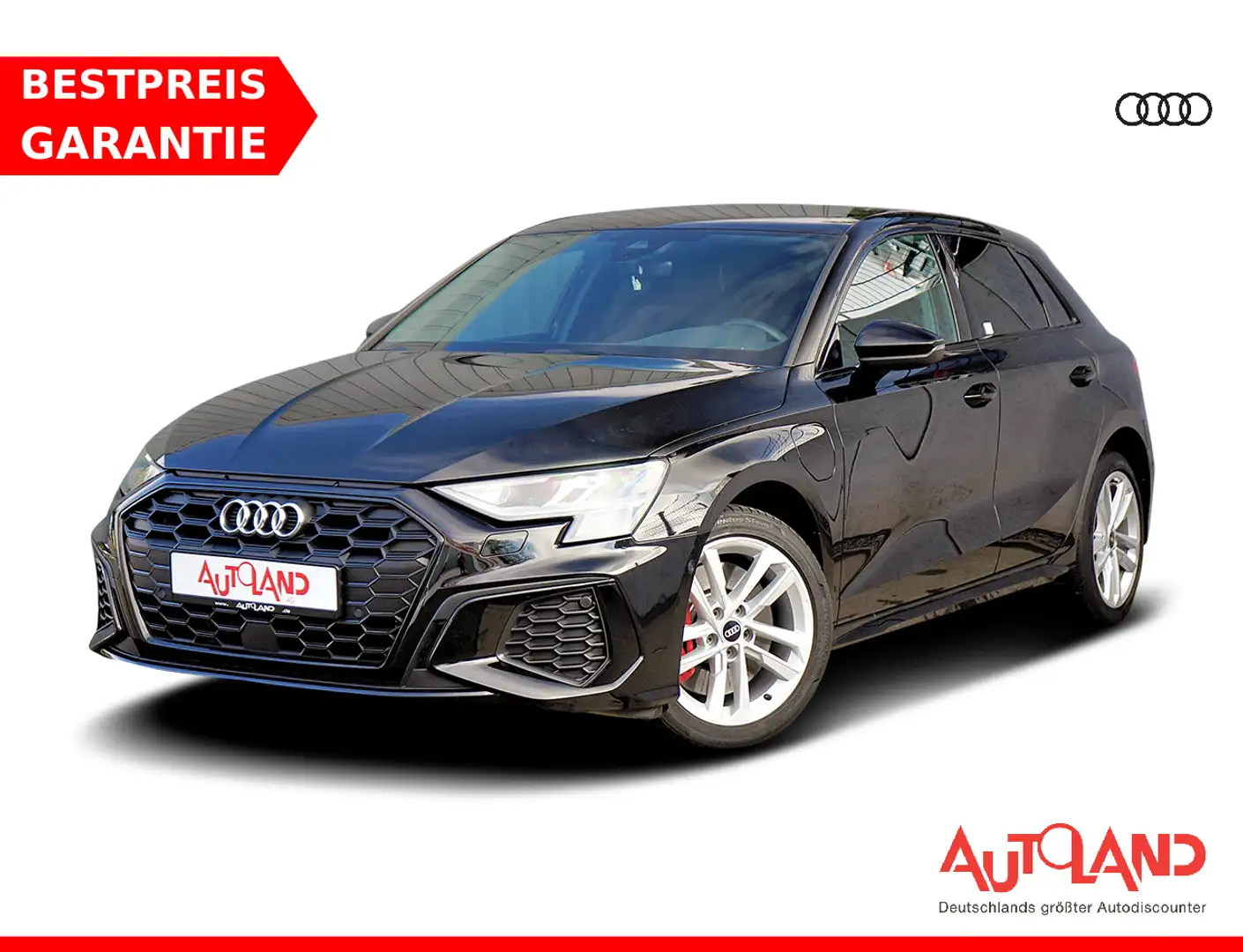 Audi A3 Sportback 45 TFSI e S-line Klimaaut. LED Navi Nero - 1