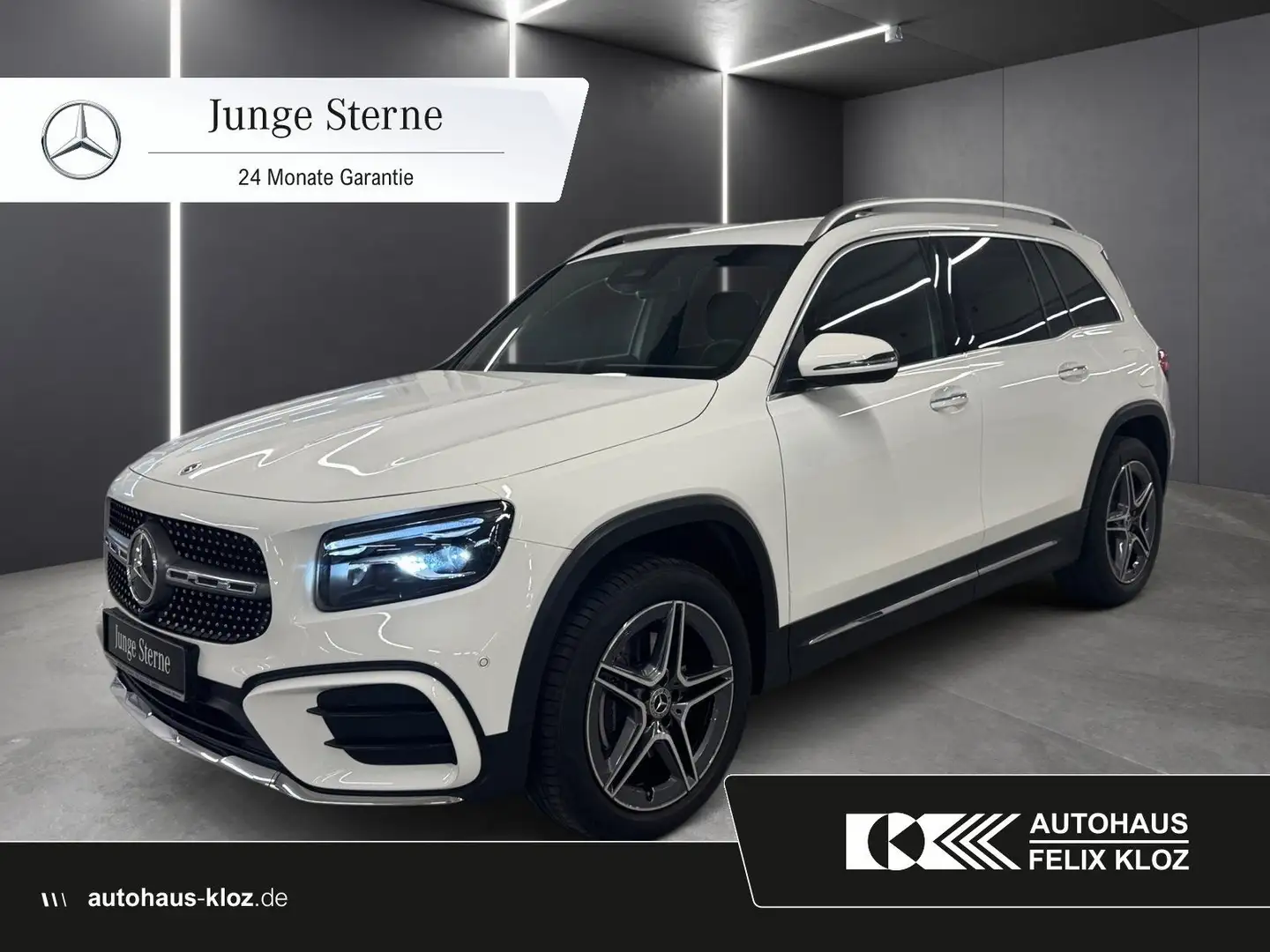 Mercedes-Benz GLB 200 AMG Line*AHK*Distronic*MultiBeam*Kamera* Weiß - 1