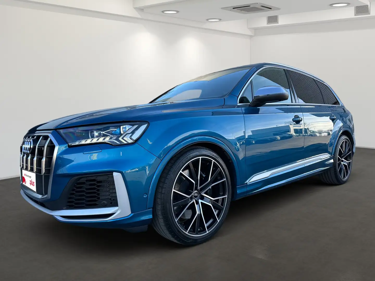 Audi SQ7 4.0 TFSI quattro *7-SITZER*AHK*DVD*HEAD-UP* Blauw - 2
