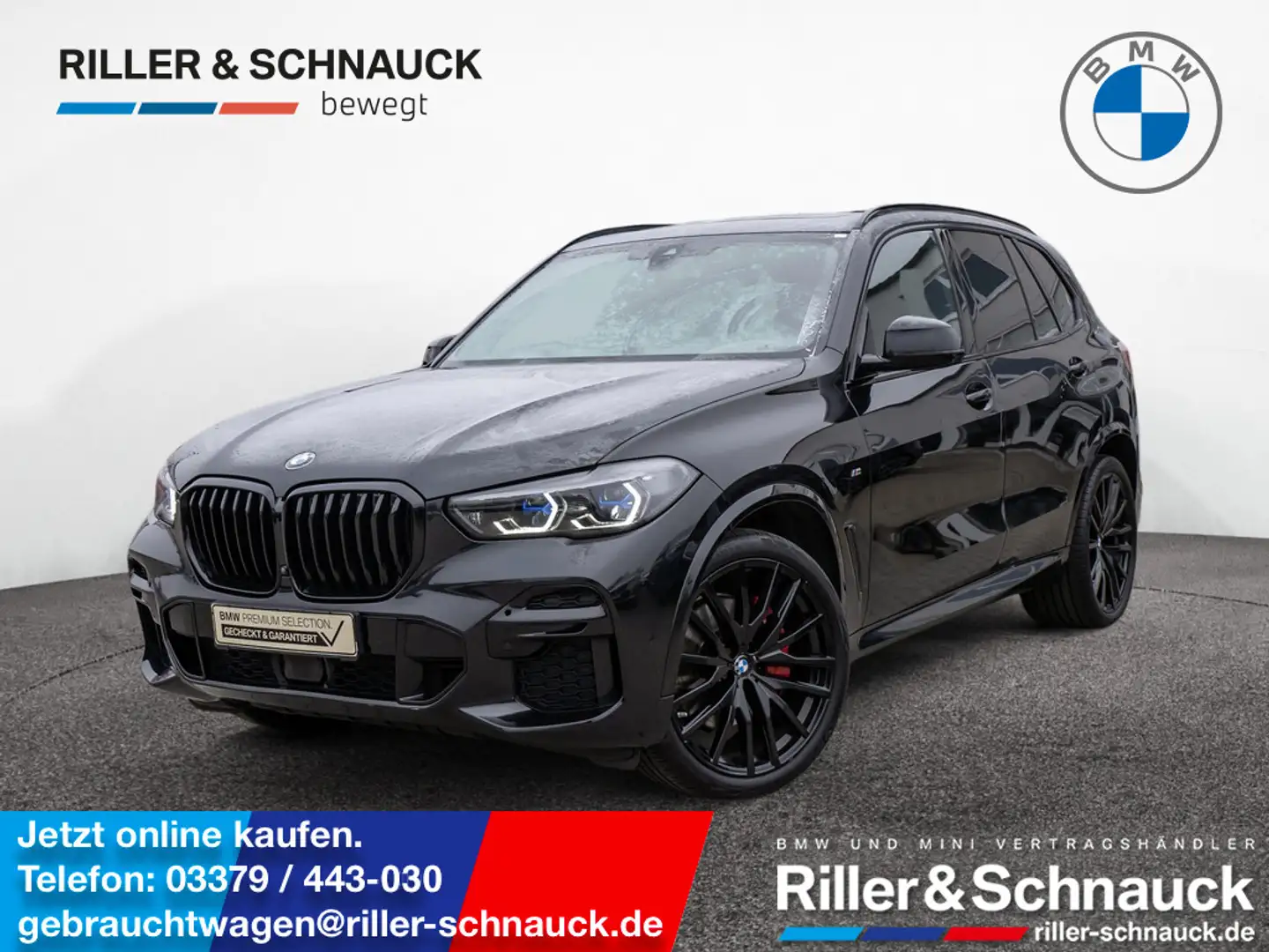 BMW X5 xDrive 30d M-Sport AHK HUD PANO LASER 360° Schwarz - 1
