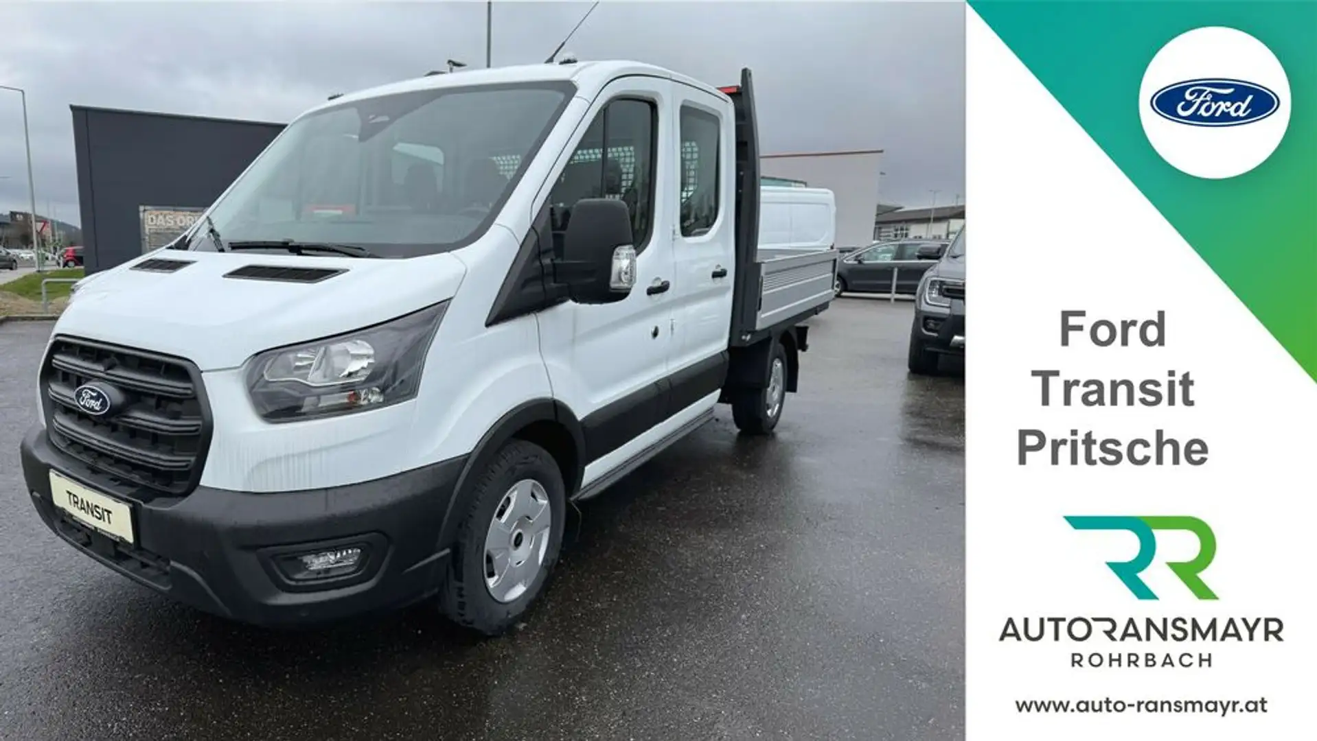 Ford Transit Pritsche 350 L2 Doppelkabine Trend Weiß - 1