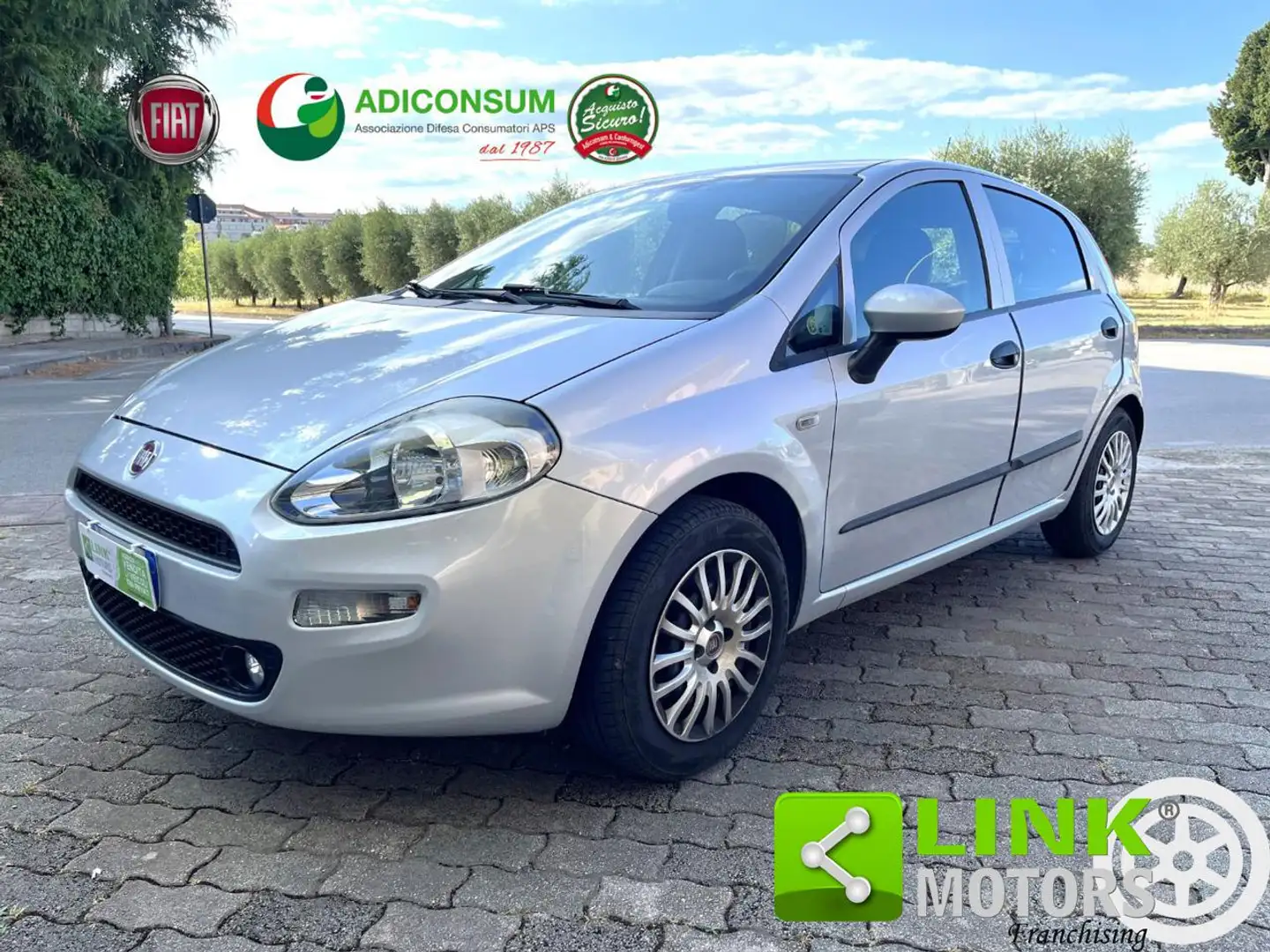 Fiat Punto 1.2 8V 5 porte GPL Lounge Grigio - 1
