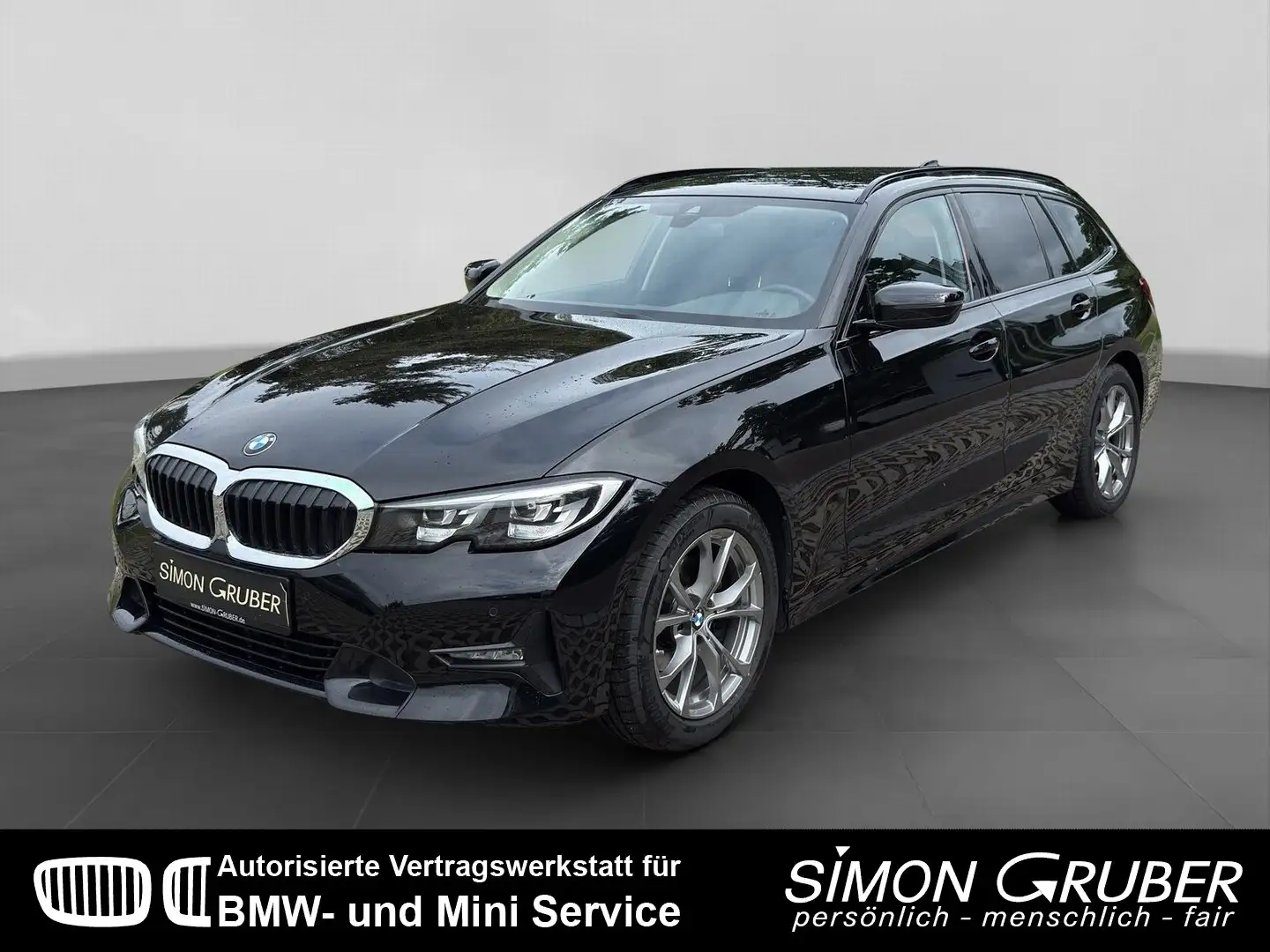 BMW 318 d touring Sport Line Navi LED EURO 6d-TEMP Noir - 1