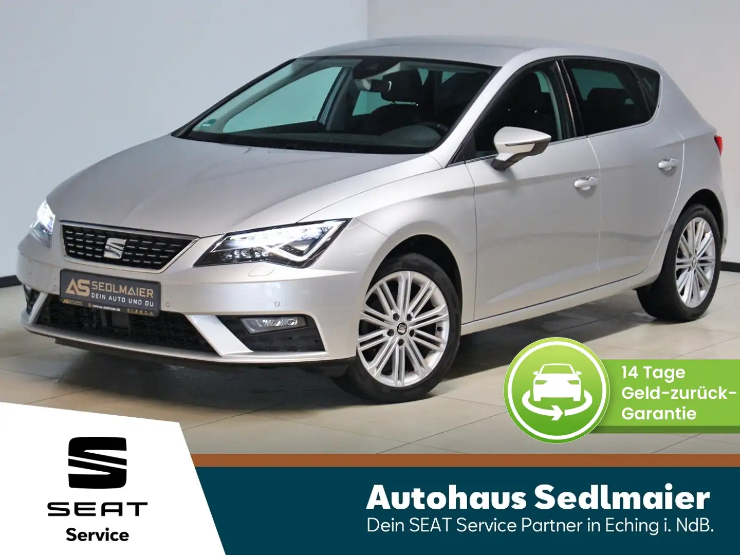 SEAT Leon 1.4 TSI Xcellence RCam|NAV|LED|Tempom|SHZ Argent - 1