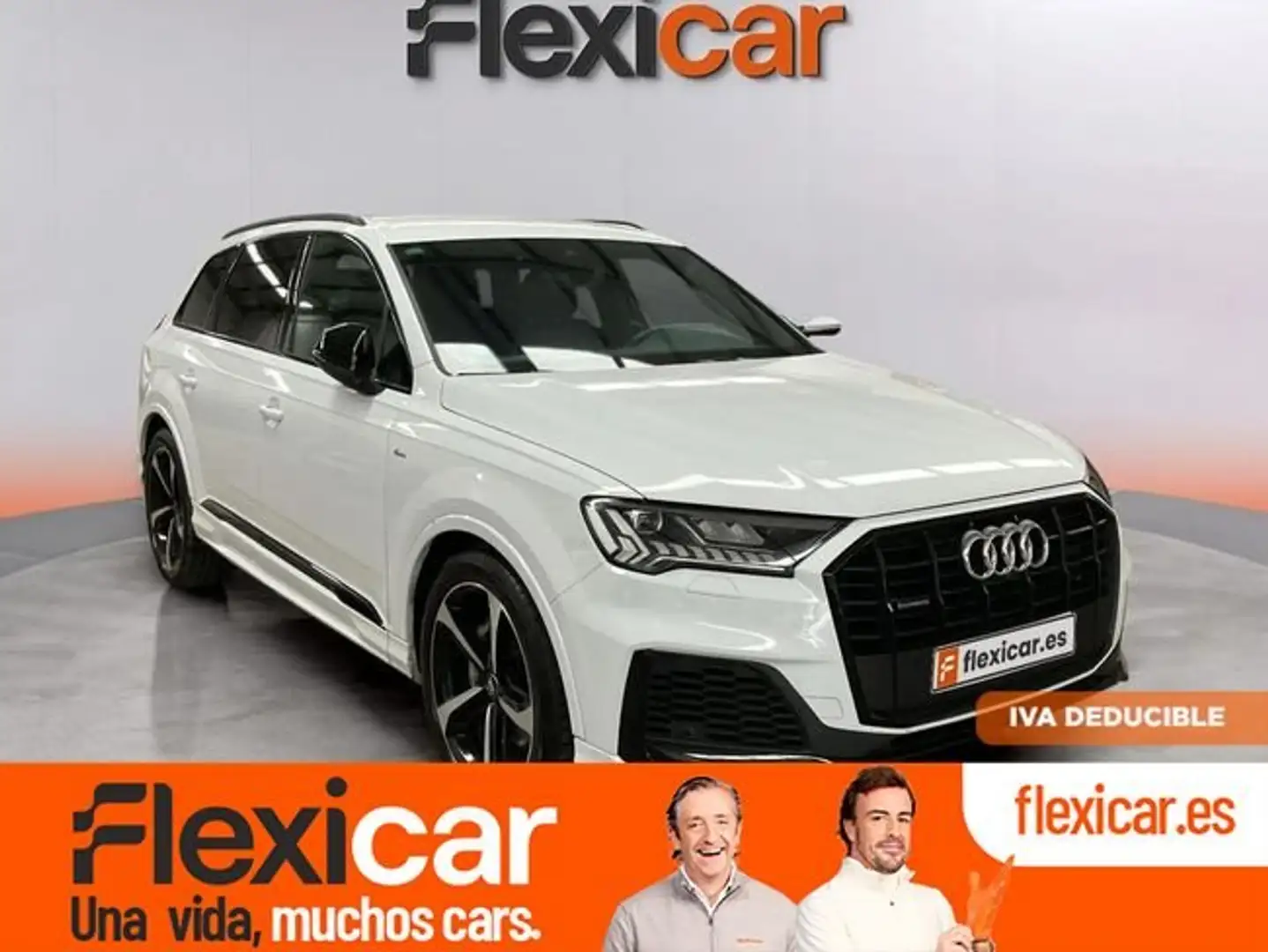 Audi Q7 Black line 45 TDI 170kW (232CV) qua. ti. Blanco - 1