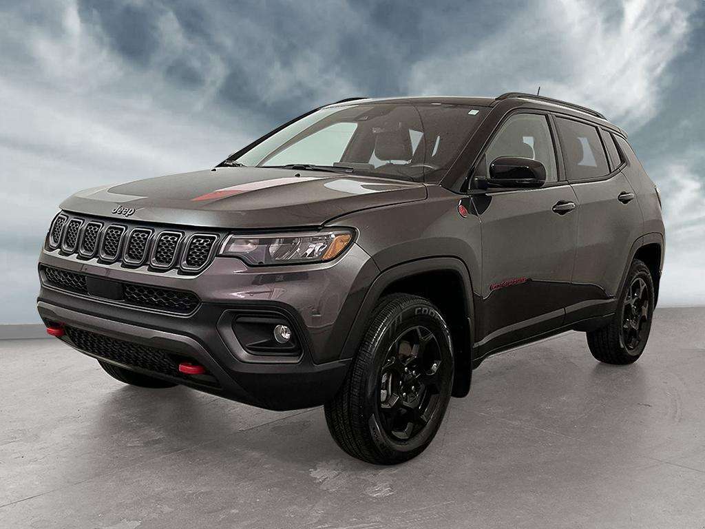 Gray 2023 Jeep Compass SUV / Crossover Four-Wheel Drive 8-Speed Automatic