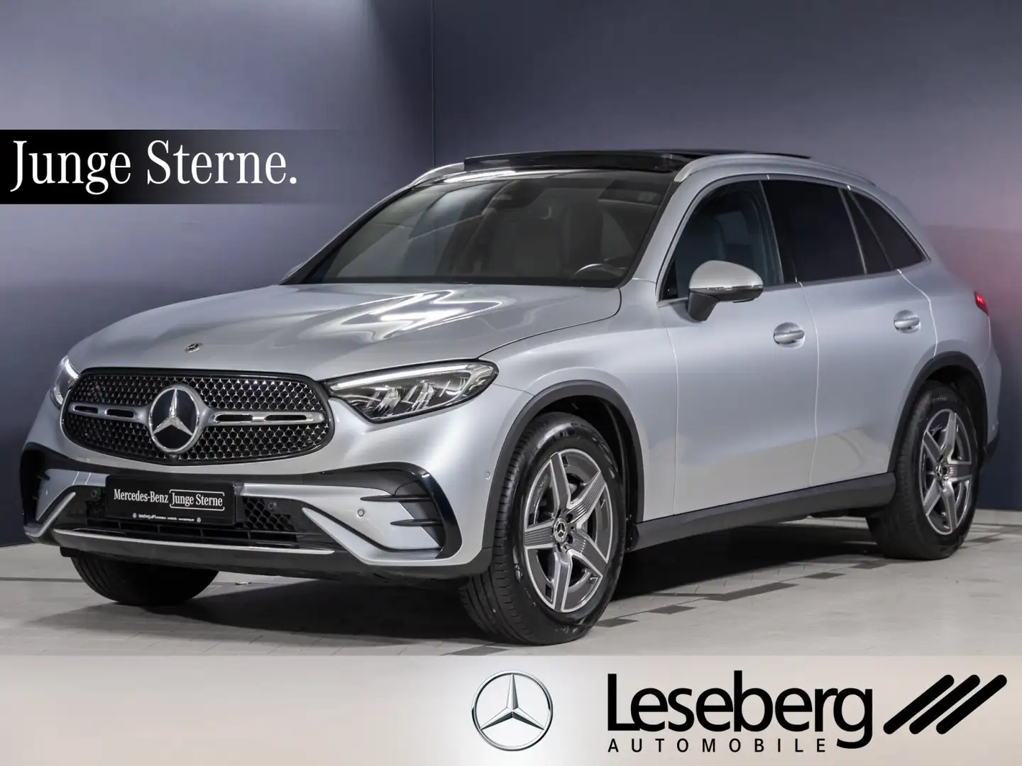 Mercedes-Benz GLC 300 GLC 300 d 4M AMG LED/Pano/AHK/Memory/Kamera/DAB Silber - 1