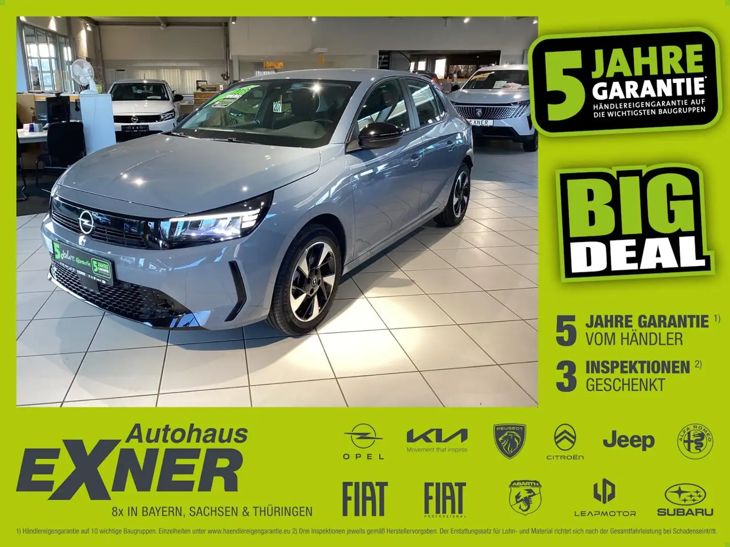 Opel Corsa-e EDITION SHZ+Klimaautomatik+SpurH+DAB Grau - 1