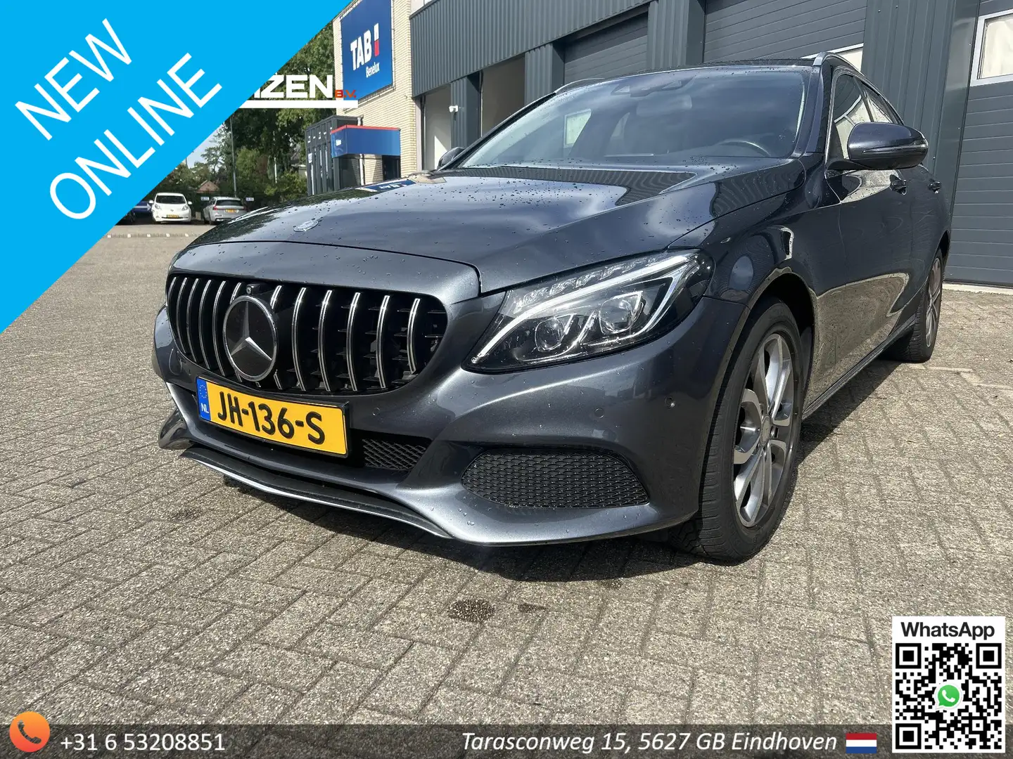 Mercedes-Benz C 350 Estate e Lease Edition Plus € 9.400 NETTO | LEDER Grijs - 1